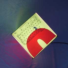 RGB cube light, by Chris Jordan
